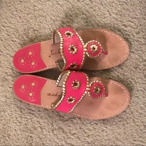 Pink and Gold Jack Rogers size 7 1/2